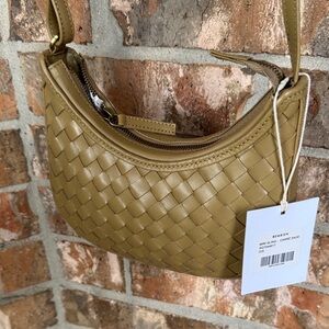 Bembien Leather Woven Sling Bag